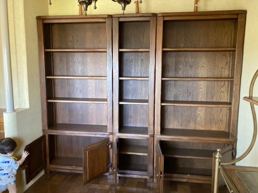 さっちゃん専用　①特注オーク材本棚　100年本棚 　W90cm