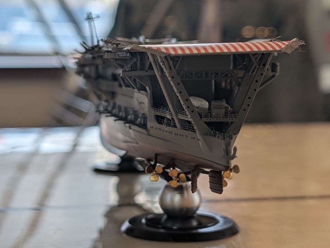 旧日本海軍（帝国海軍）航空母艦　加賀　フルハル　1/700スケール