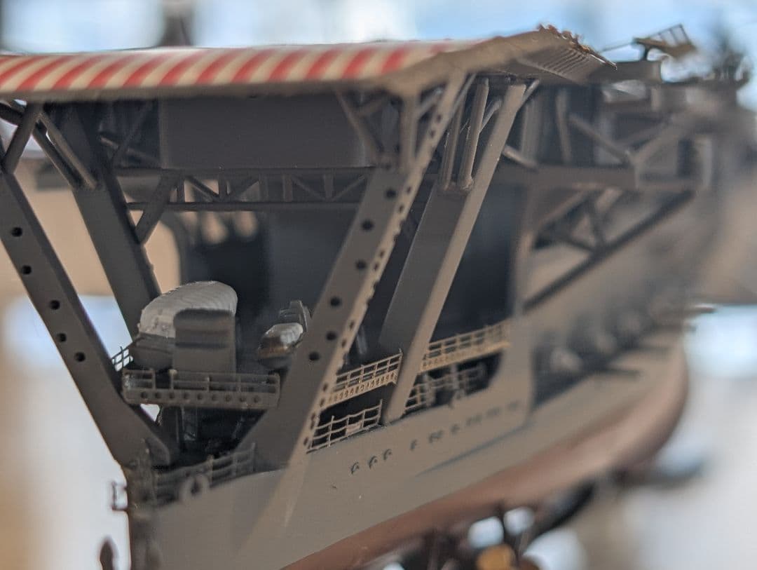 旧日本海軍（帝国海軍）航空母艦　加賀　フルハル　1/700スケール