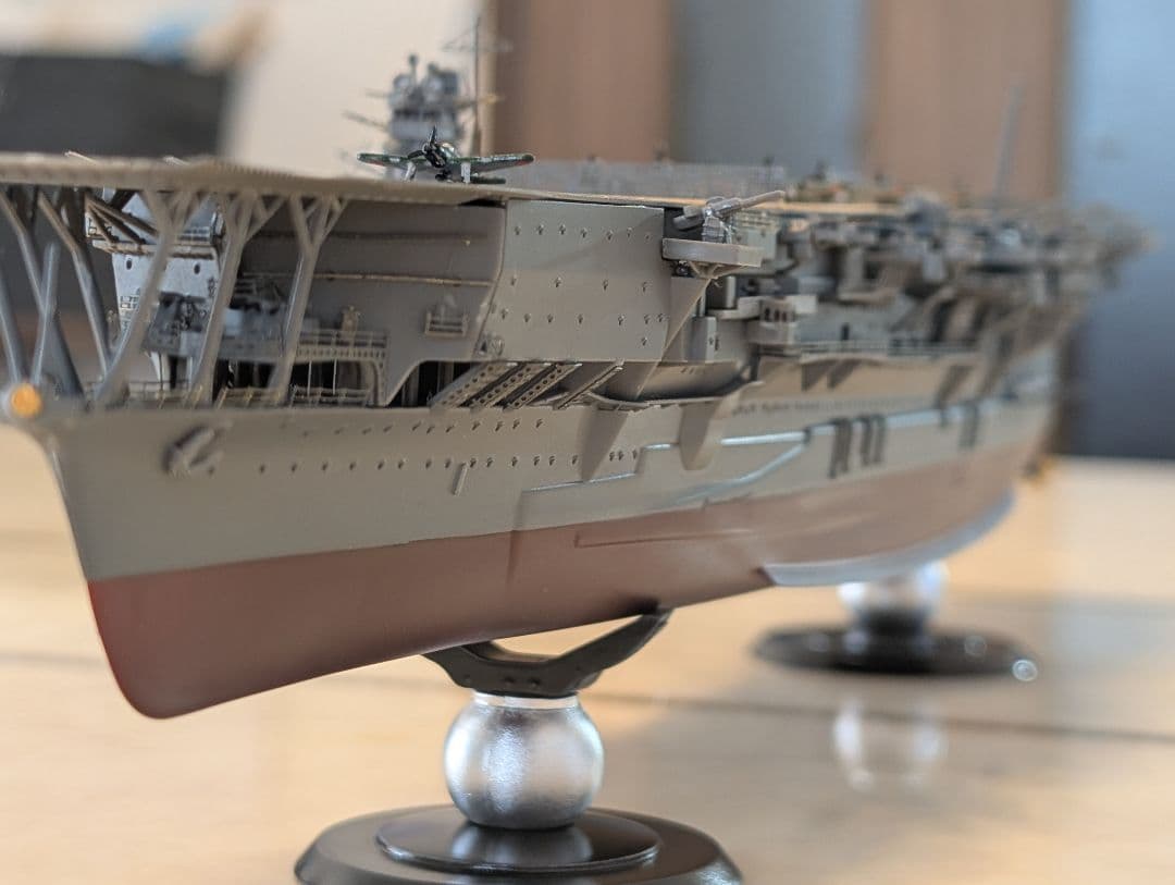 旧日本海軍（帝国海軍）航空母艦　加賀　フルハル　1/700スケール