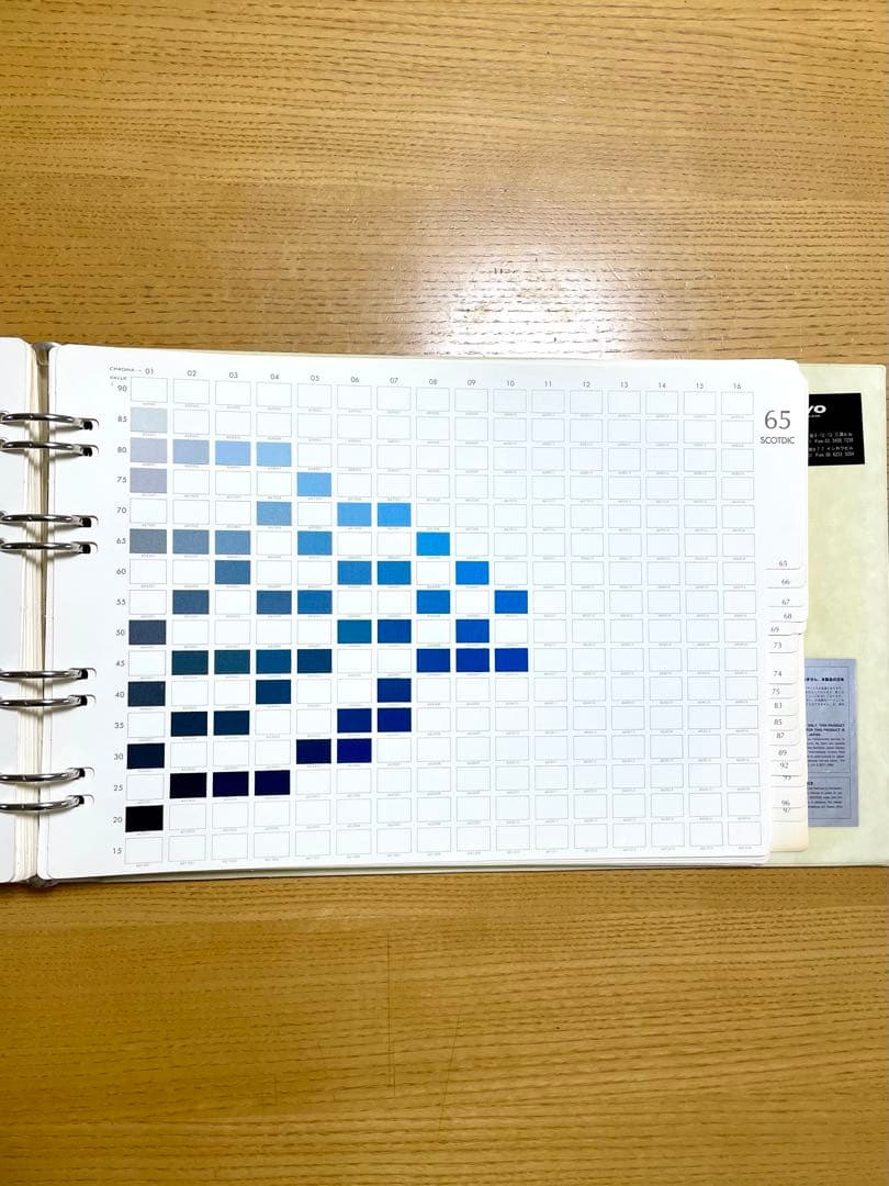 色見本セット　SCOTDIC ポリエステル生地