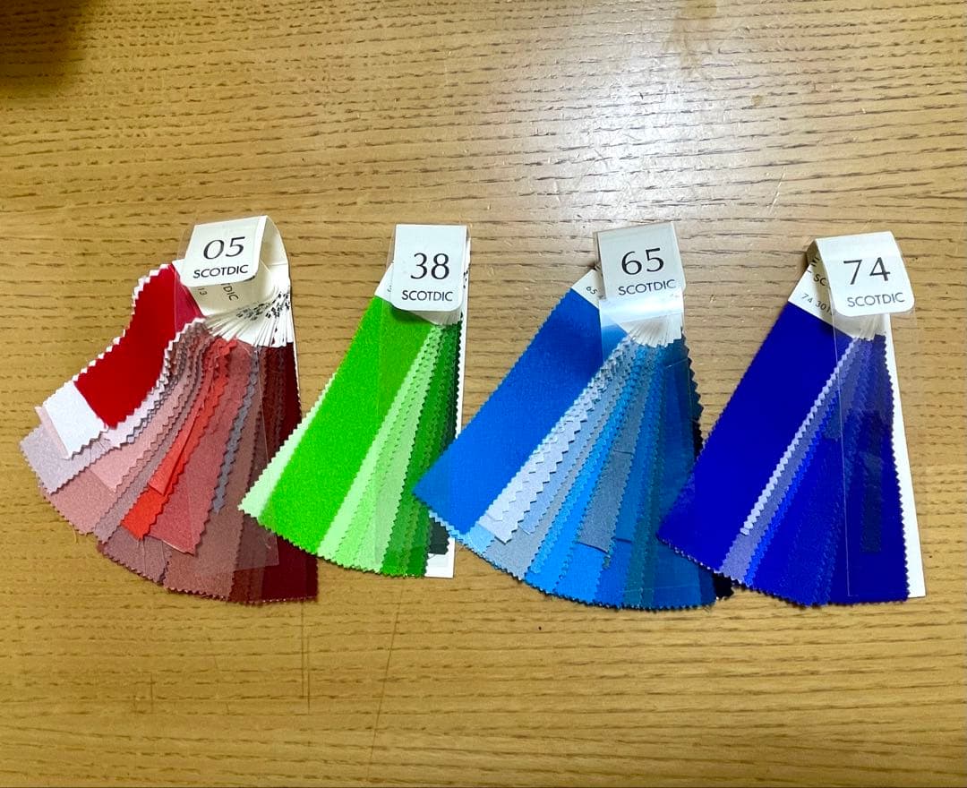 色見本セット　SCOTDIC ポリエステル生地