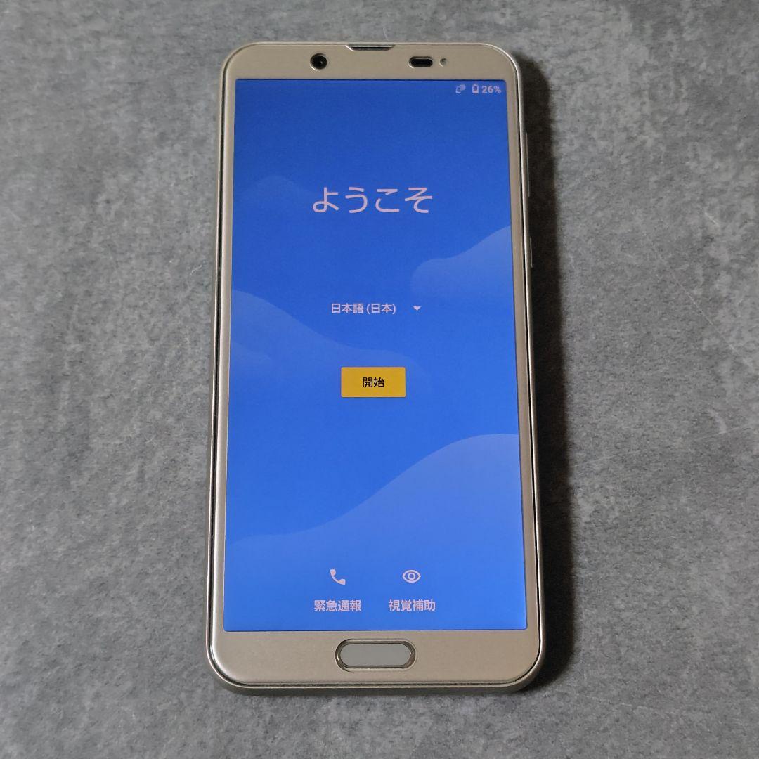 docomo AQUOS sense2 SH-01L シャンパンゴールド★中古品