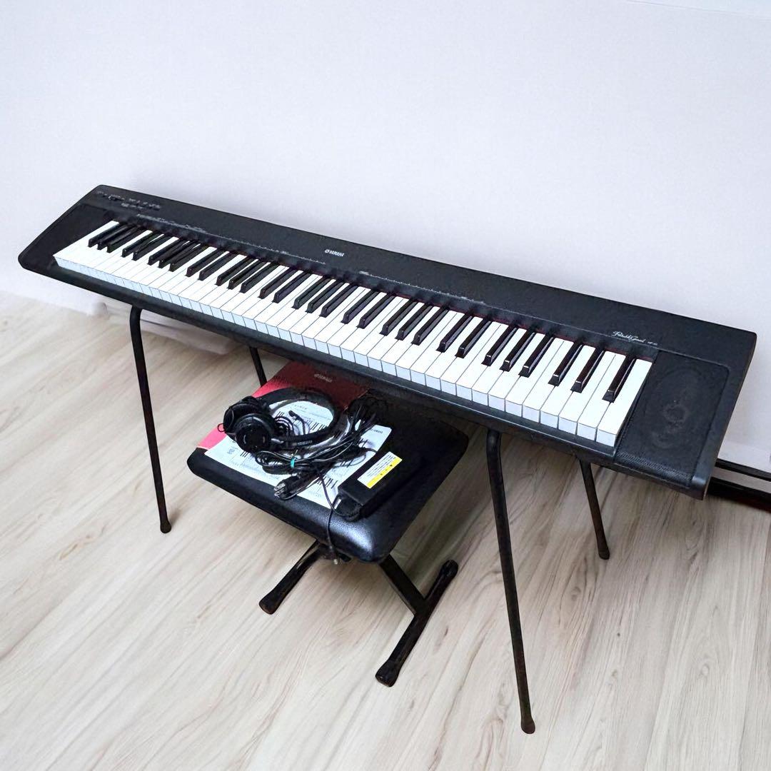 【美品】ヤマハ NP-30 電子キーボード 76鍵盤 スタンド 椅子付セット