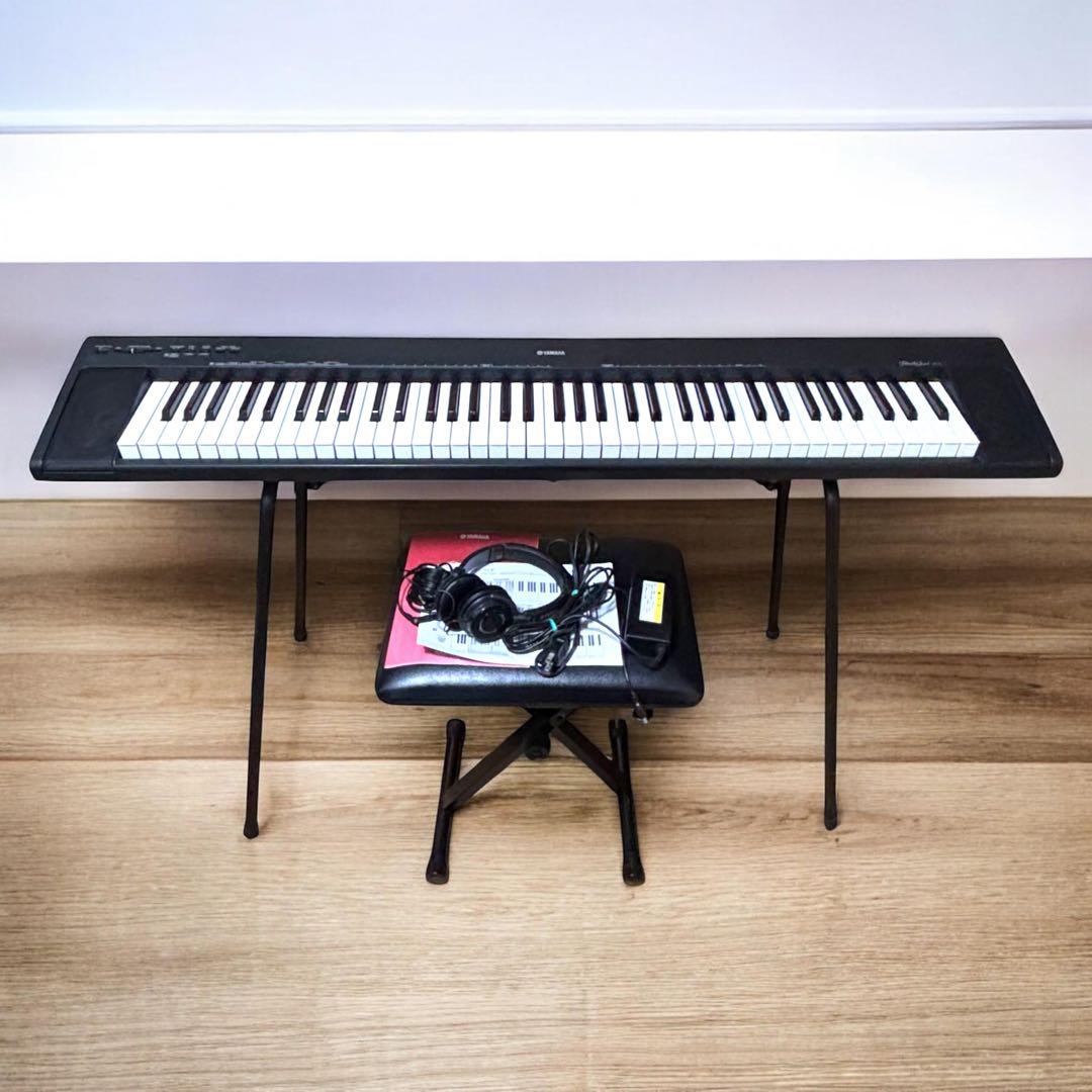 【美品】ヤマハ NP-30 電子キーボード 76鍵盤 スタンド 椅子付セット