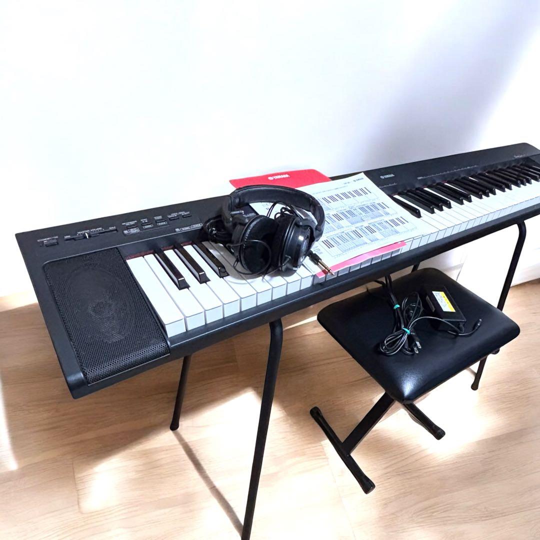 【美品】ヤマハ NP-30 電子キーボード 76鍵盤 スタンド 椅子付セット