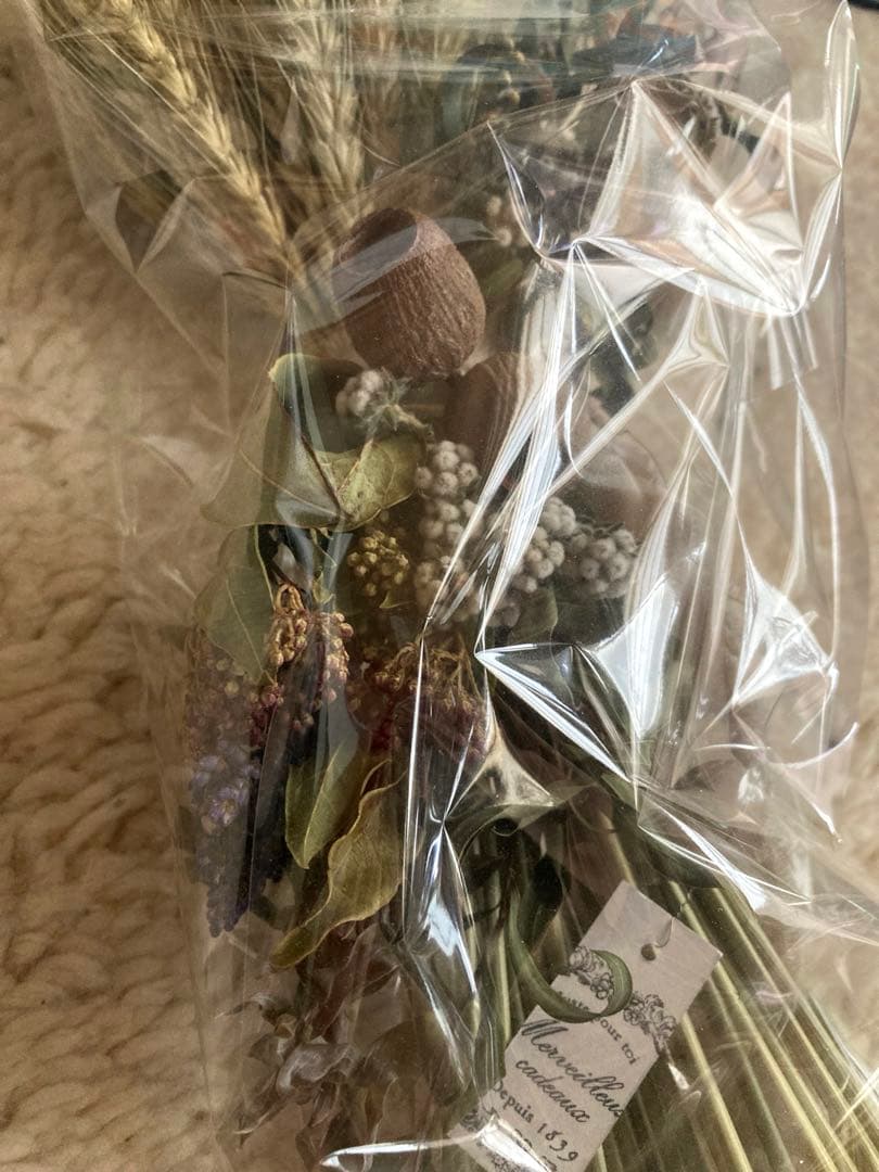 おまとめ⭐︎swag #295 小麦のパニエ スワッグ ドライフラワー