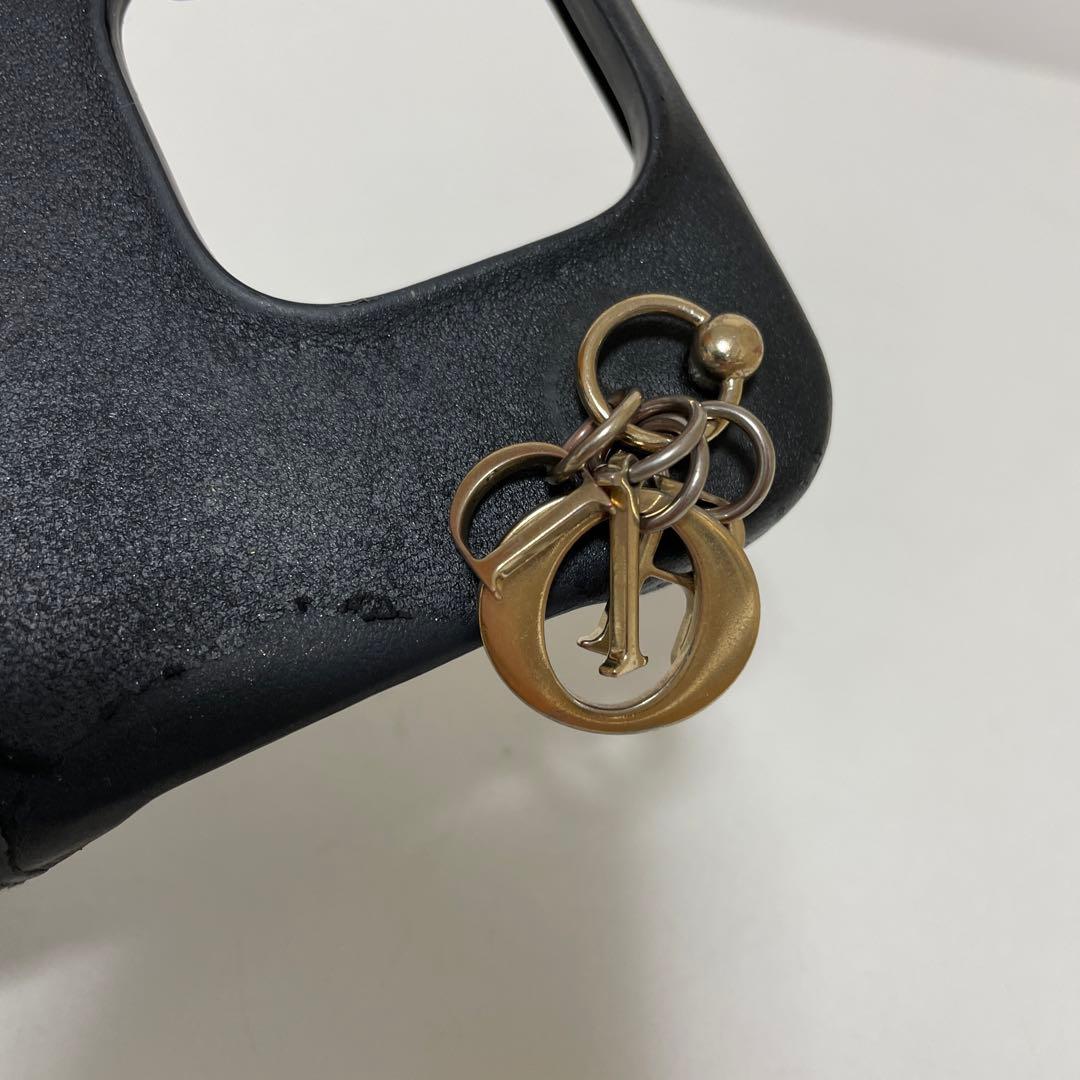 Lady Dior iPhone 14 Proケース ブラック 中古