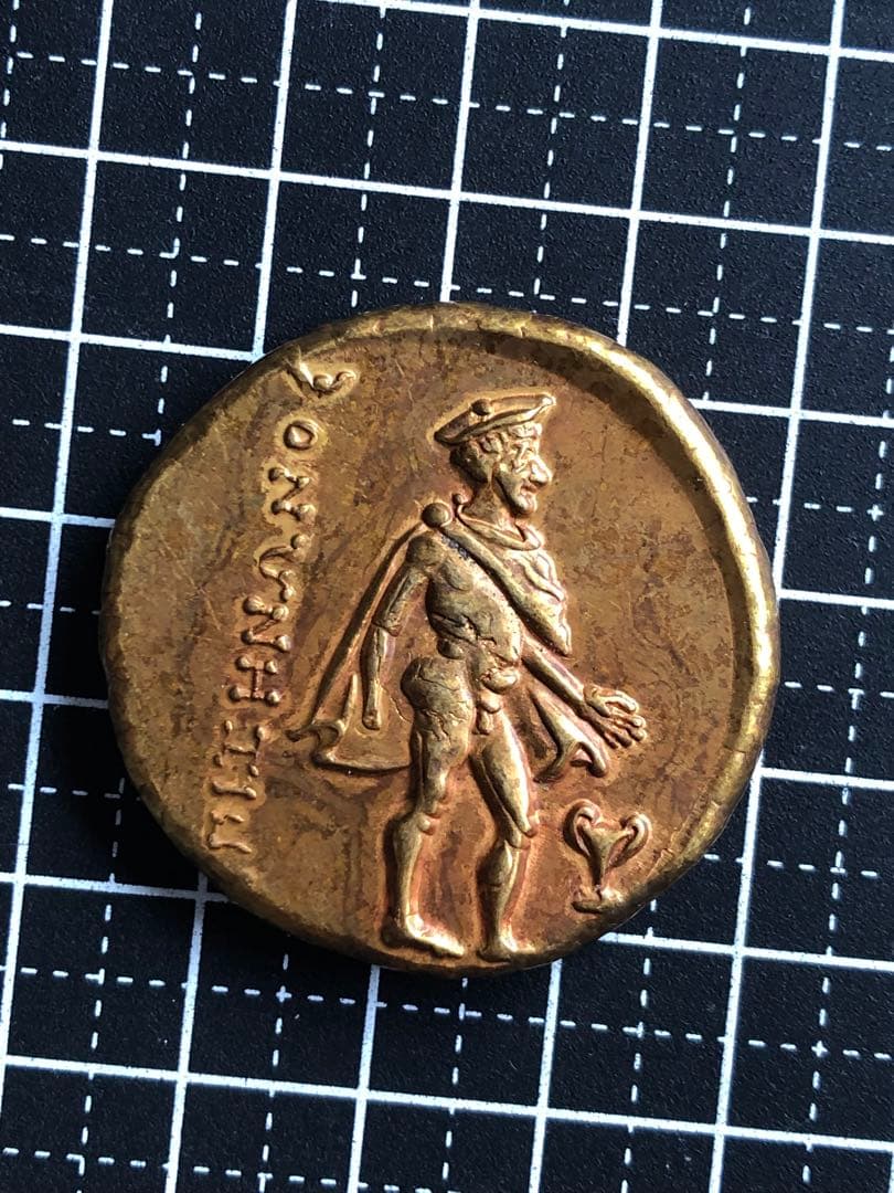 N2503【ギリシャ】金色　硬貨　古銭　　メダル