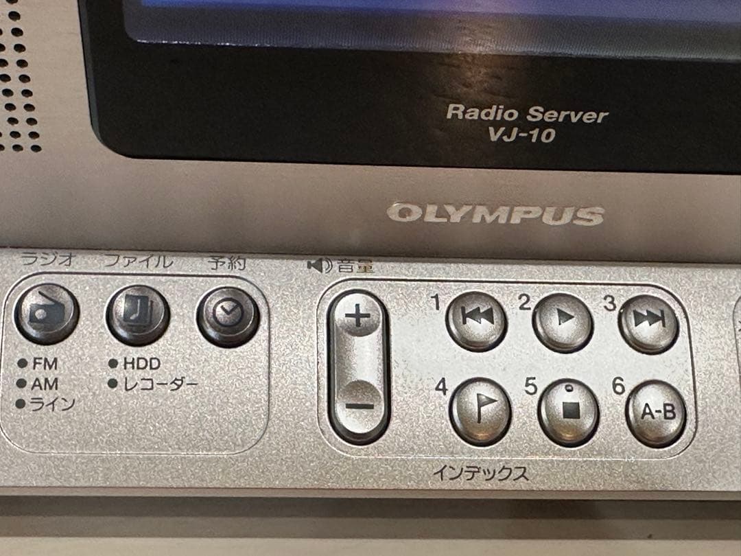 OLYMPUS ラジオサーバー　VJ-10 シルバーラジオ