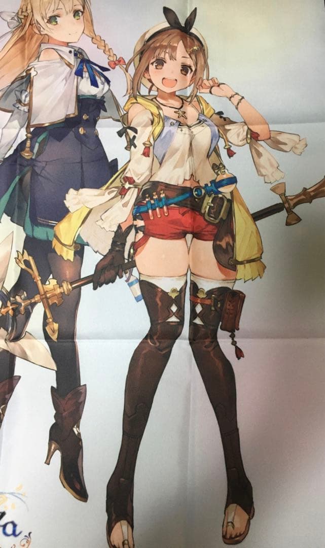未飾り品 ライザのアトリエ ライザ B2 BIG布タペストリーfammys特典