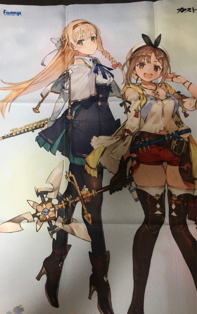 未飾り品 ライザのアトリエ ライザ B2 BIG布タペストリーfammys特典