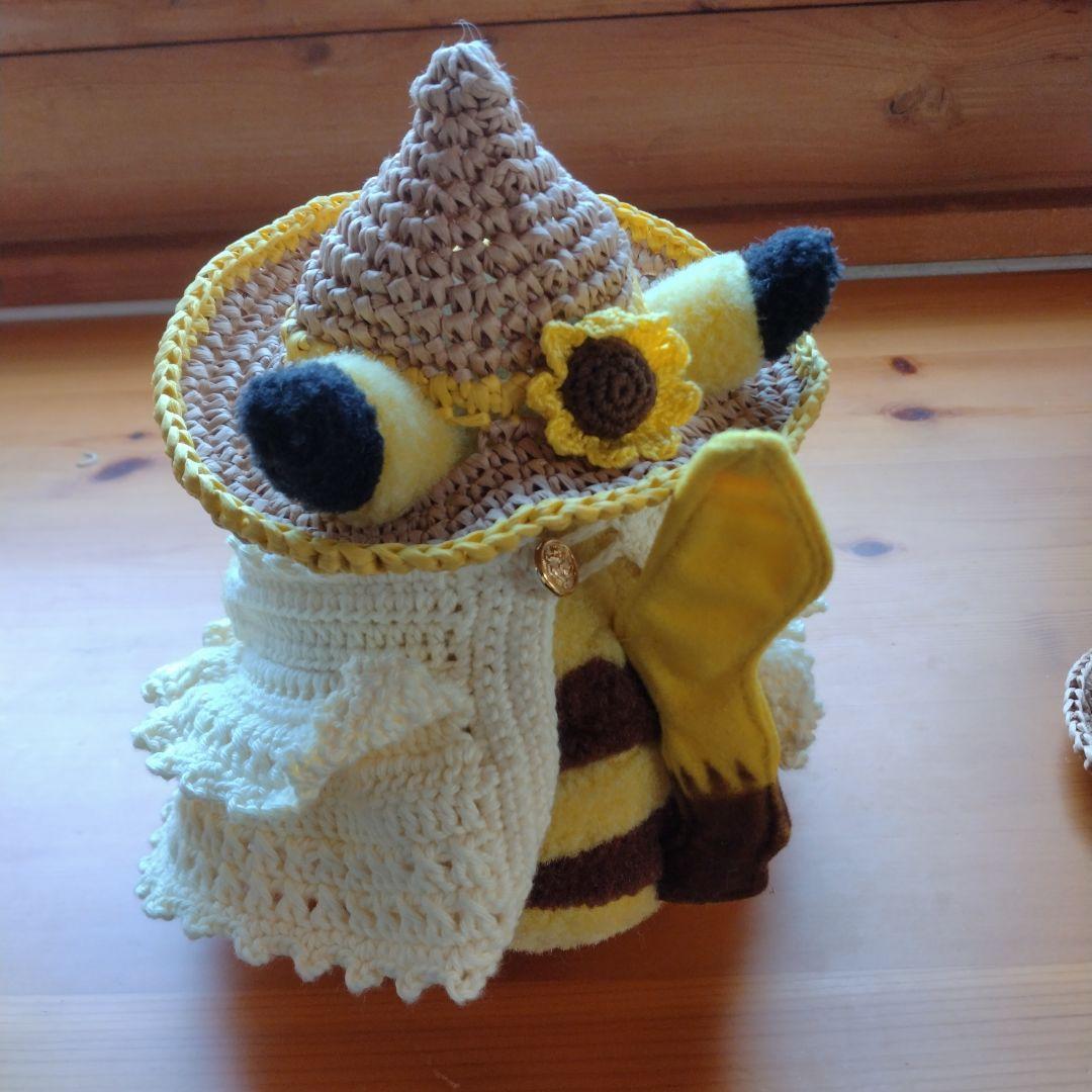 専用ピカチュウ かぎ針編み 着せ替えお洋服ひまわりハンドメイド
