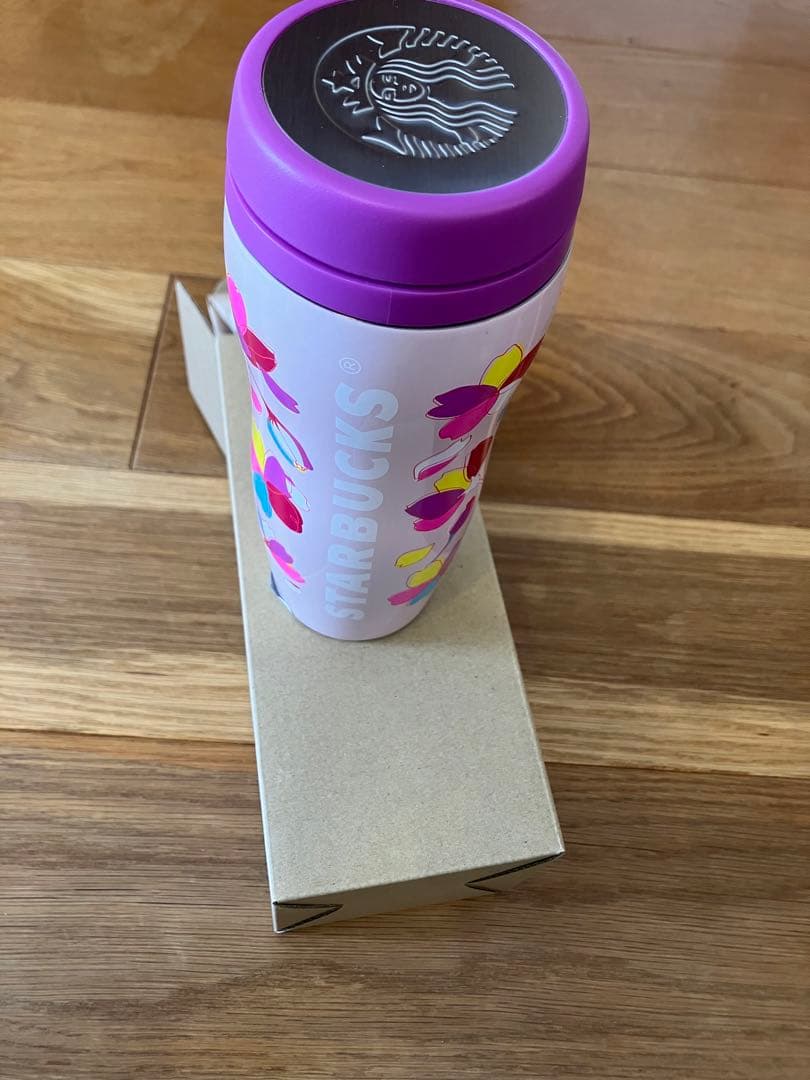 Starbucks SAKURA2024 カーヴドステンレスボトル355ml