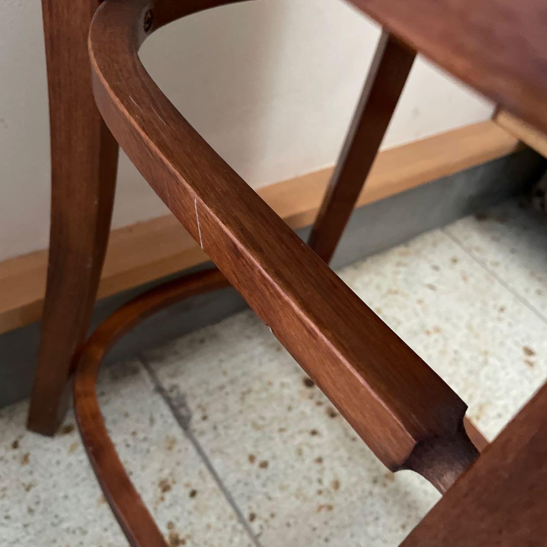 カウンターチェア　木製ハイチェア　1脚②