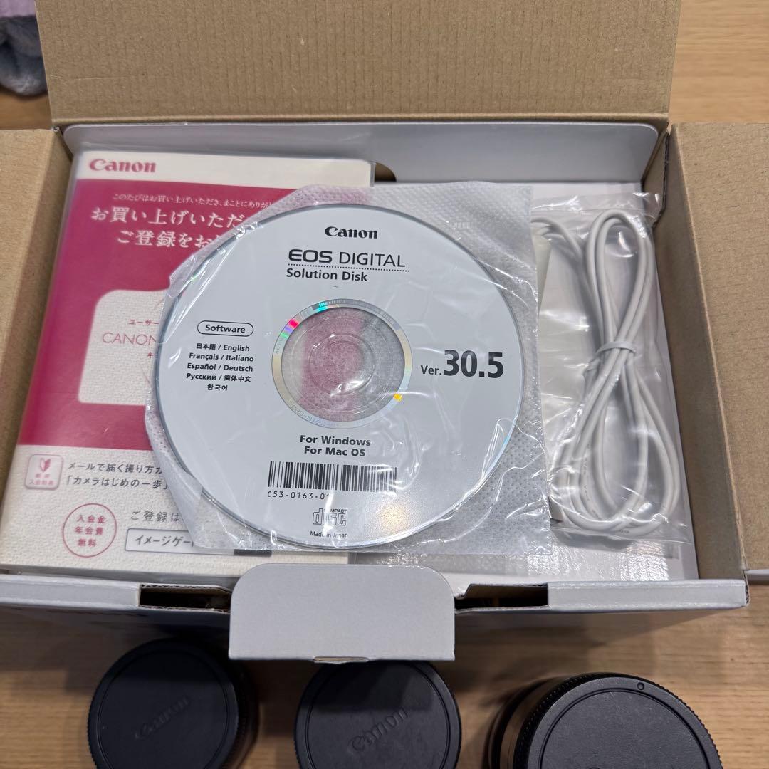 【最終値下げしました】Canon EOS M10 ホワイト カメラレンズセット