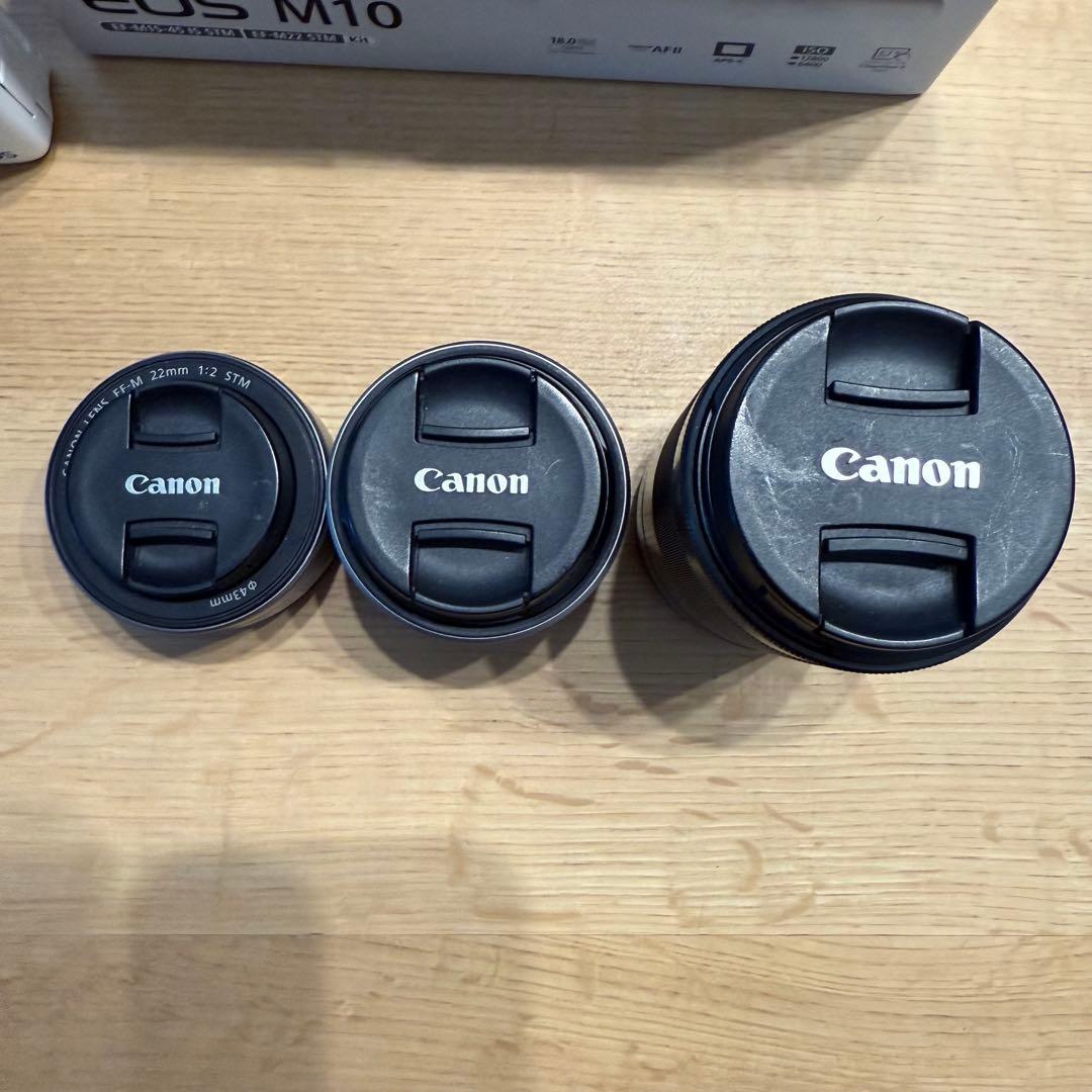 【最終値下げしました】Canon EOS M10 ホワイト カメラレンズセット
