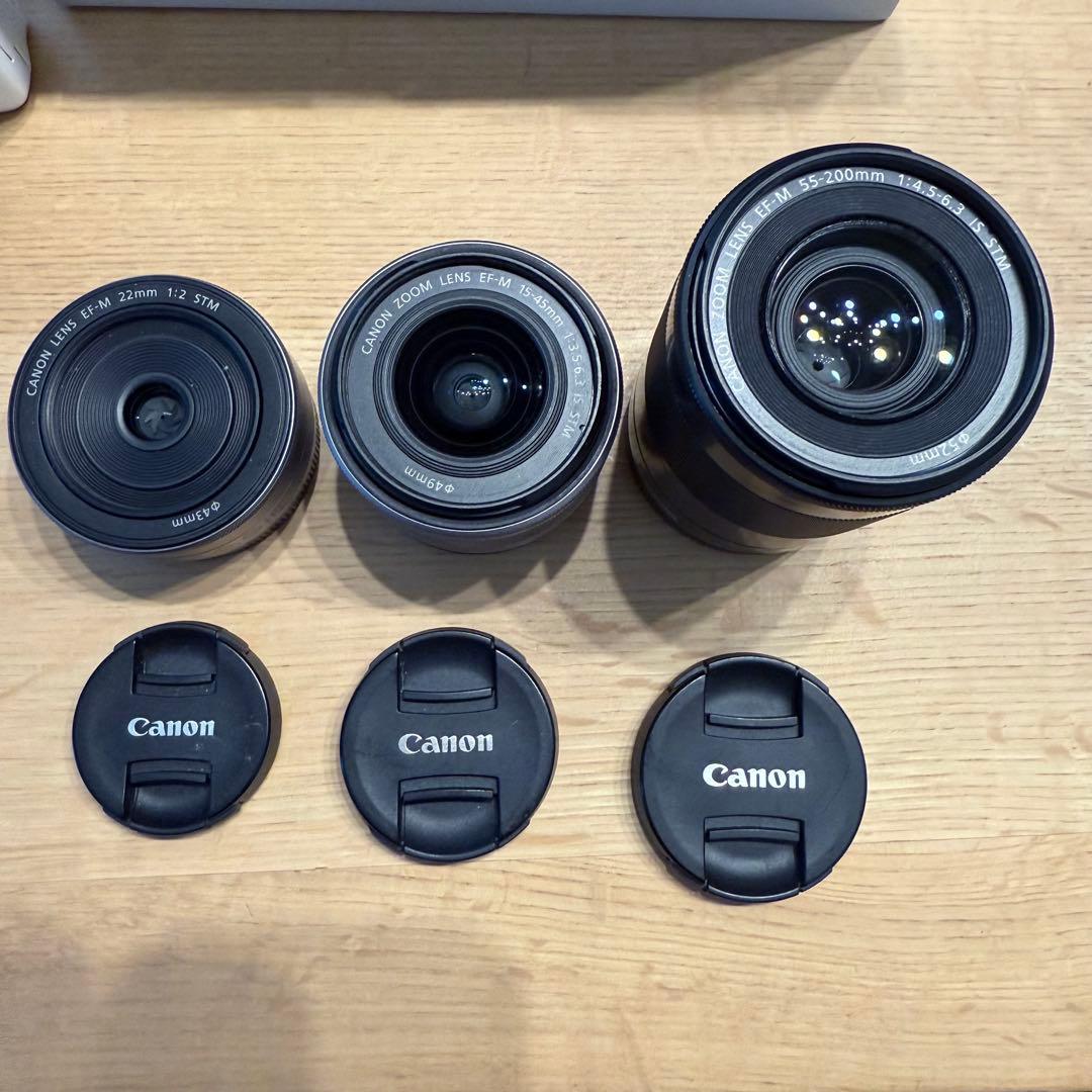 【最終値下げしました】Canon EOS M10 ホワイト カメラレンズセット