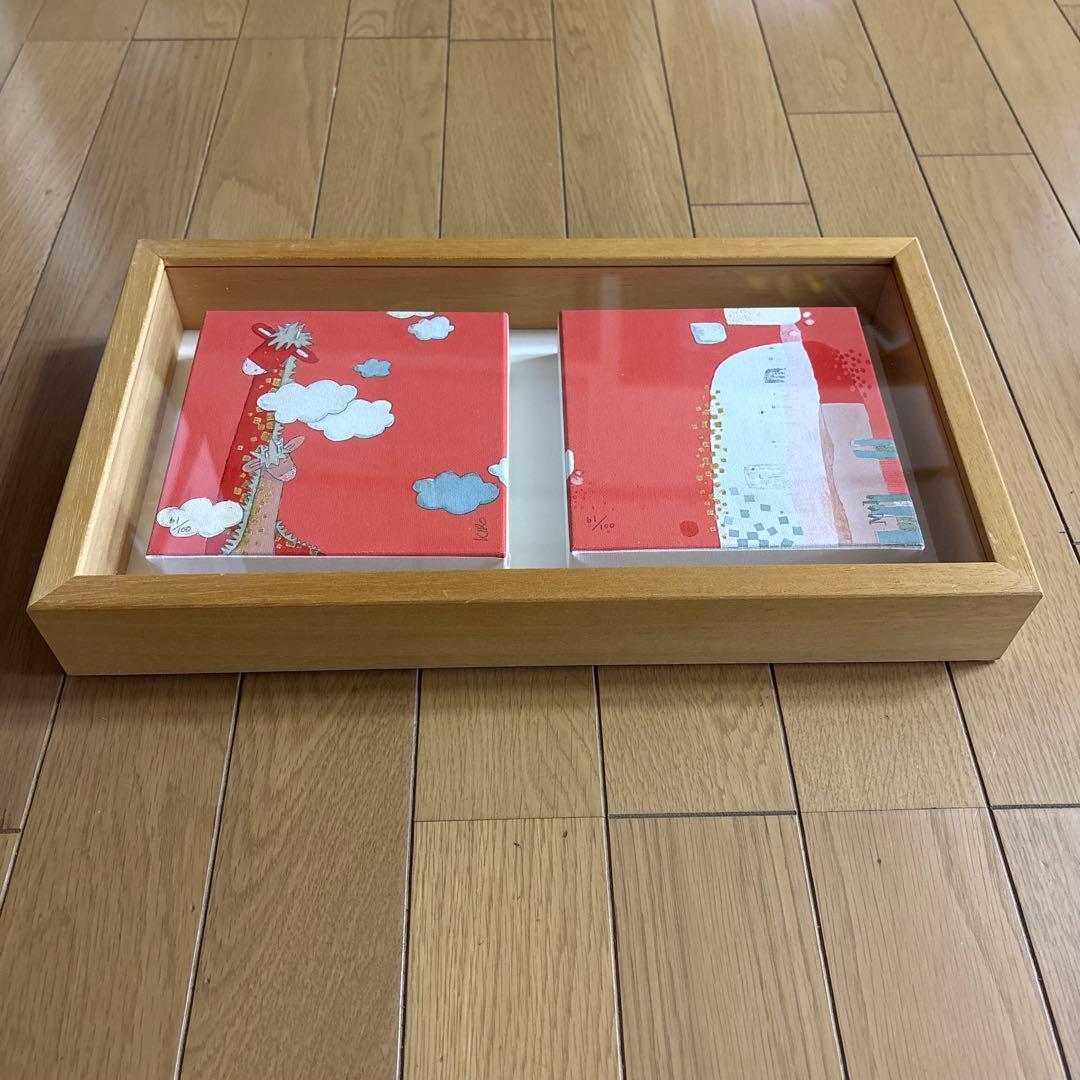 キロメロKiro.Melo ピンクレディー 限定 ジクレー 版画 作者自筆サイン