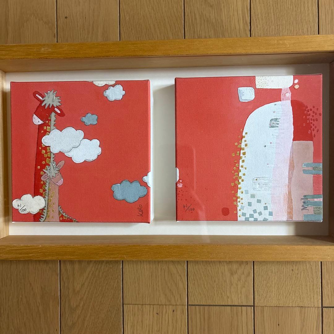 キロメロKiro.Melo ピンクレディー 限定 ジクレー 版画 作者自筆サイン