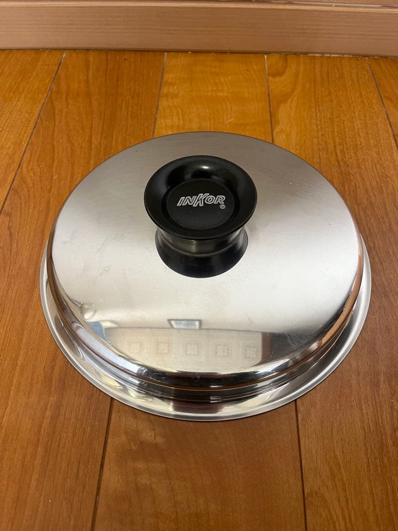 中古 INKOR 片手鍋 madeinusa インコア ステンレス