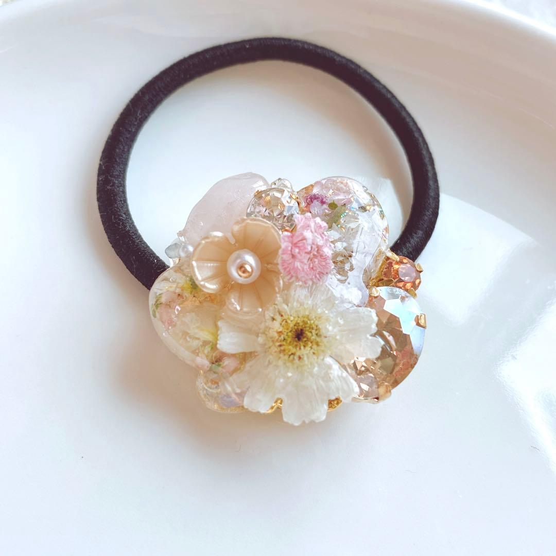 mejiroページ　レジンヘアゴム　5点 バングル1 点