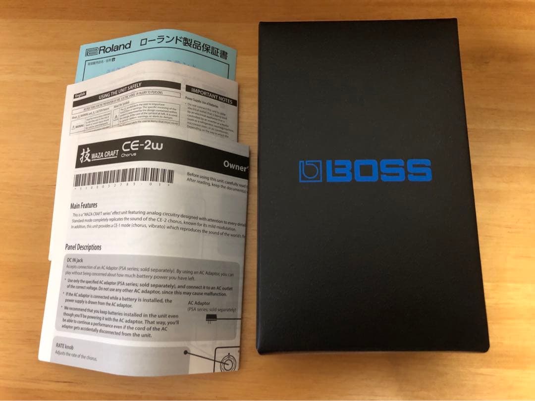 BOSS CE-2W Waza Craft Chorus コーラス