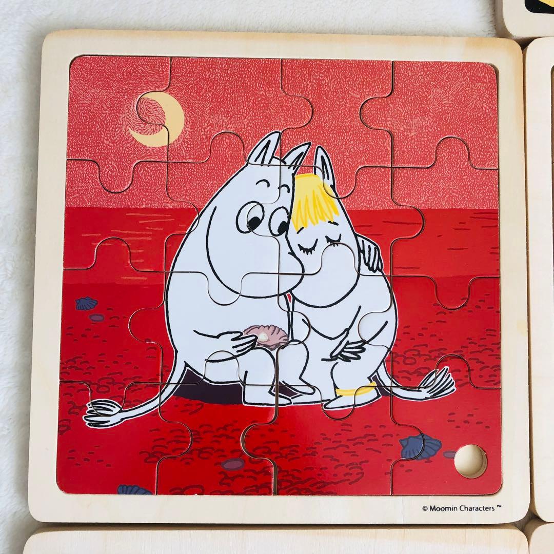 ムーミン moomin木製パズル 北欧 フィンランド 7個希少