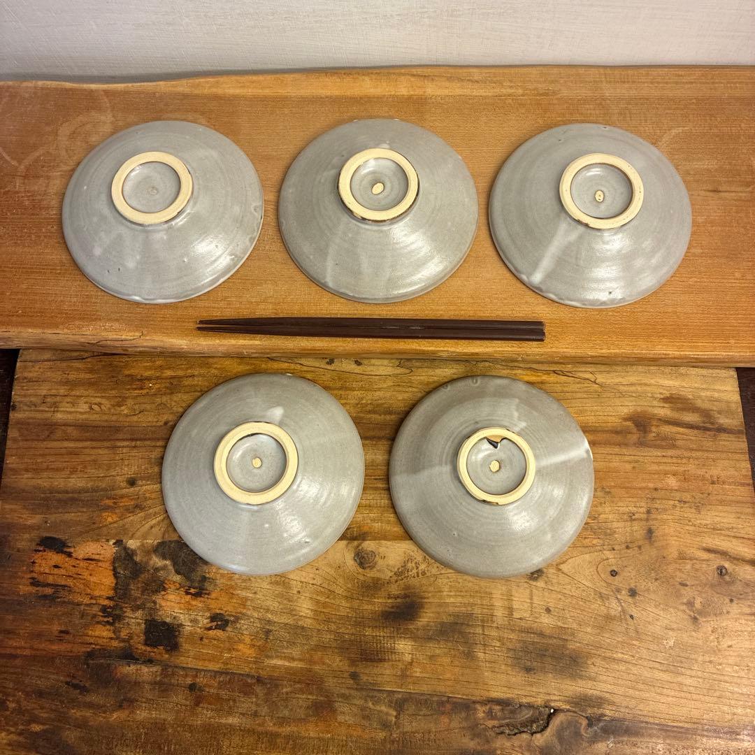 即購入OK　新品　陶器　陶芸作家　取り皿5枚　110