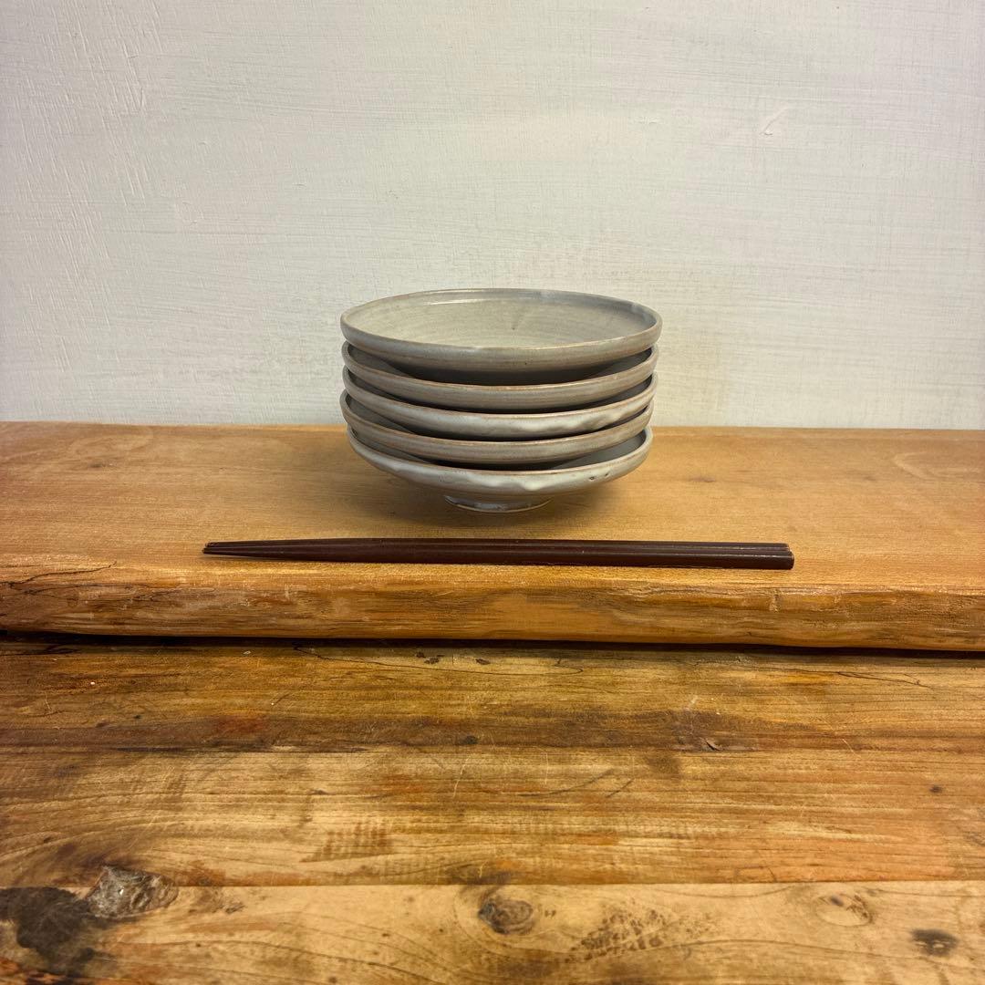 即購入OK　新品　陶器　陶芸作家　取り皿5枚　110