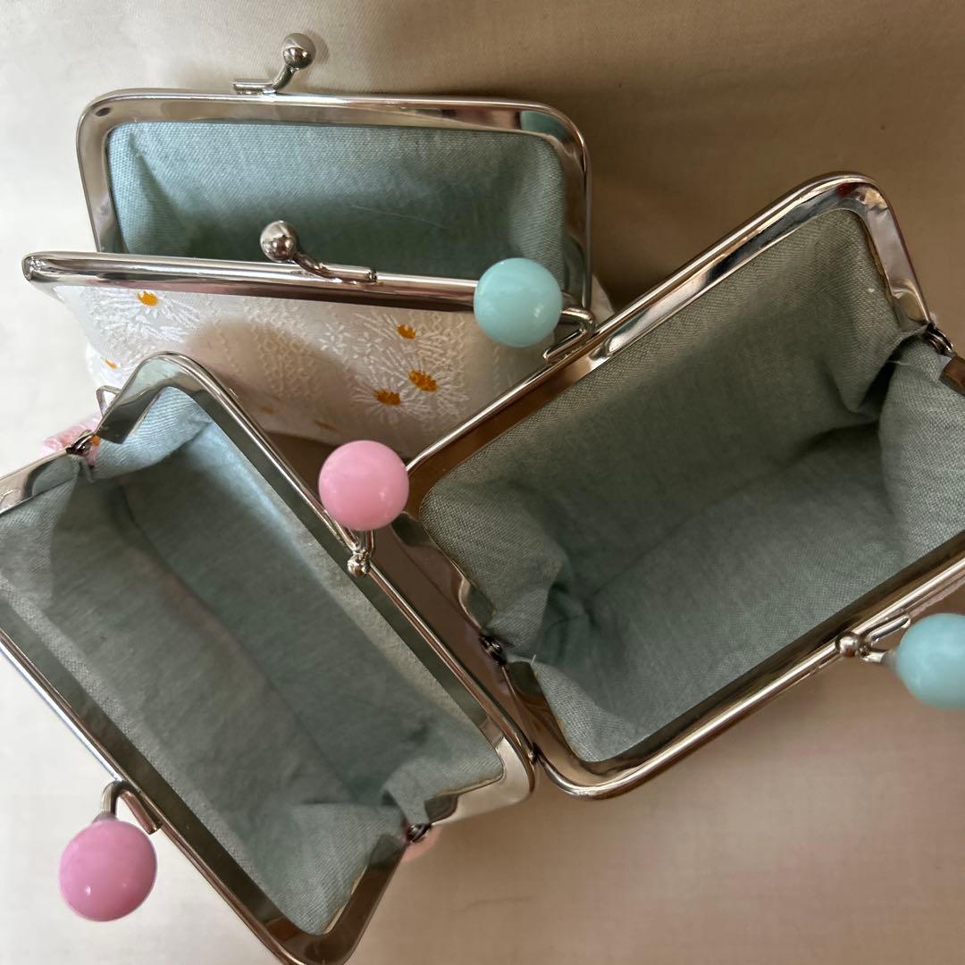 ハンドメイド　ガマ口セット