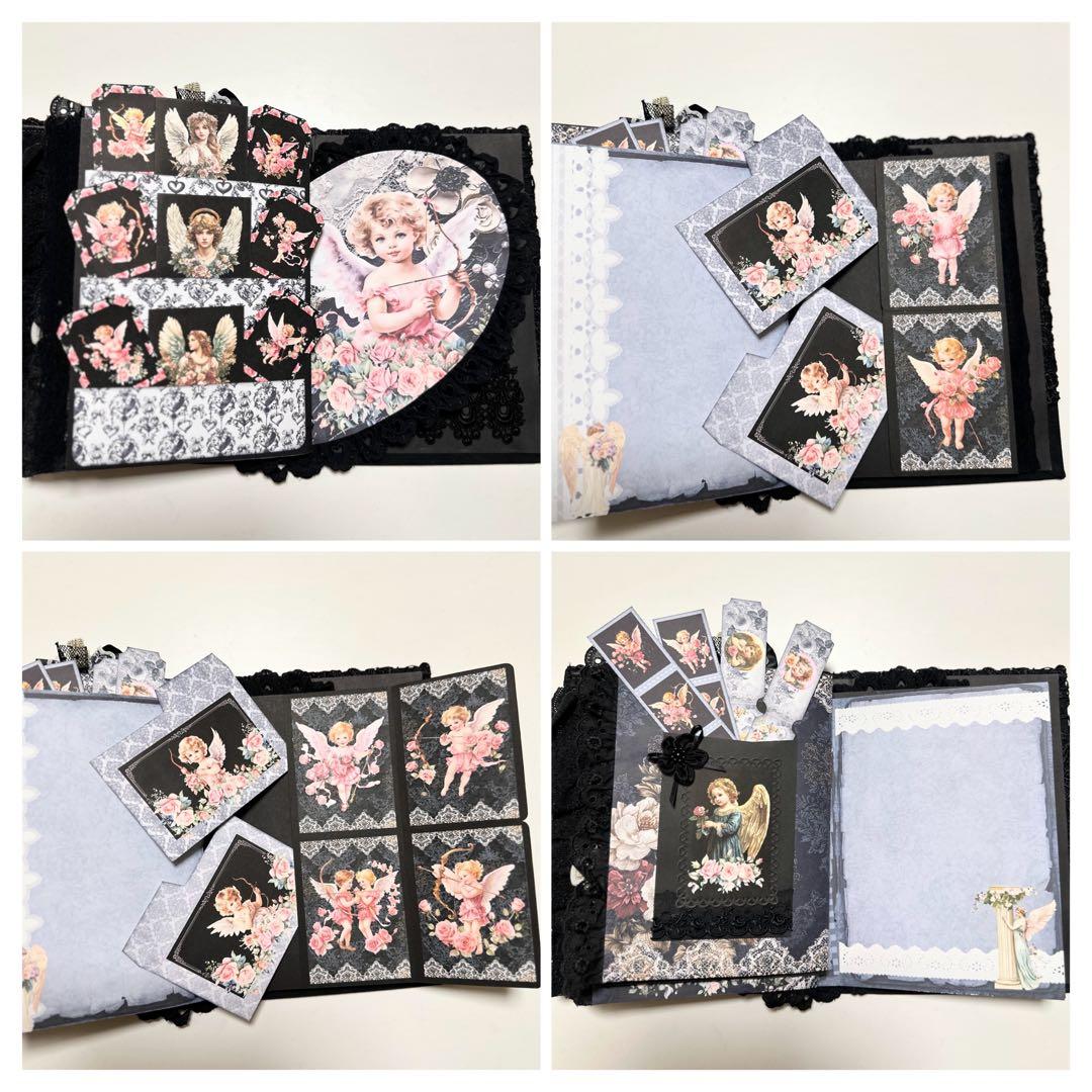 バレンタイン　エンジェル　天使　キューピッド　ジャンクジャーナル　雑記帳