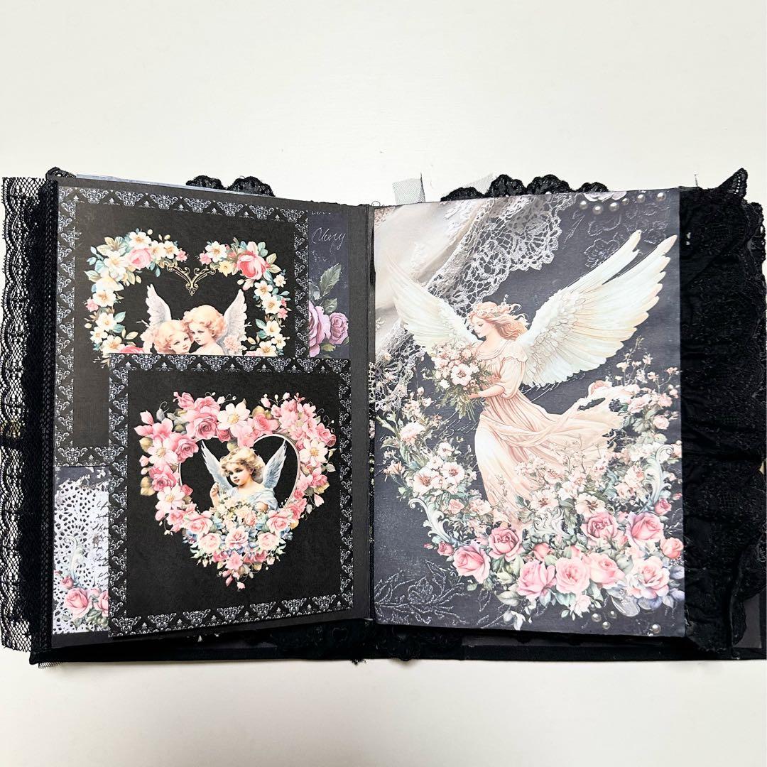 バレンタイン　エンジェル　天使　キューピッド　ジャンクジャーナル　雑記帳