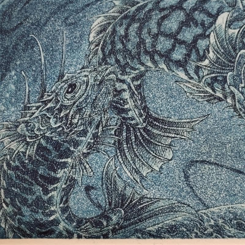 ☆高田京子☆「BRUE WHISPSR」銅版画　新品額！