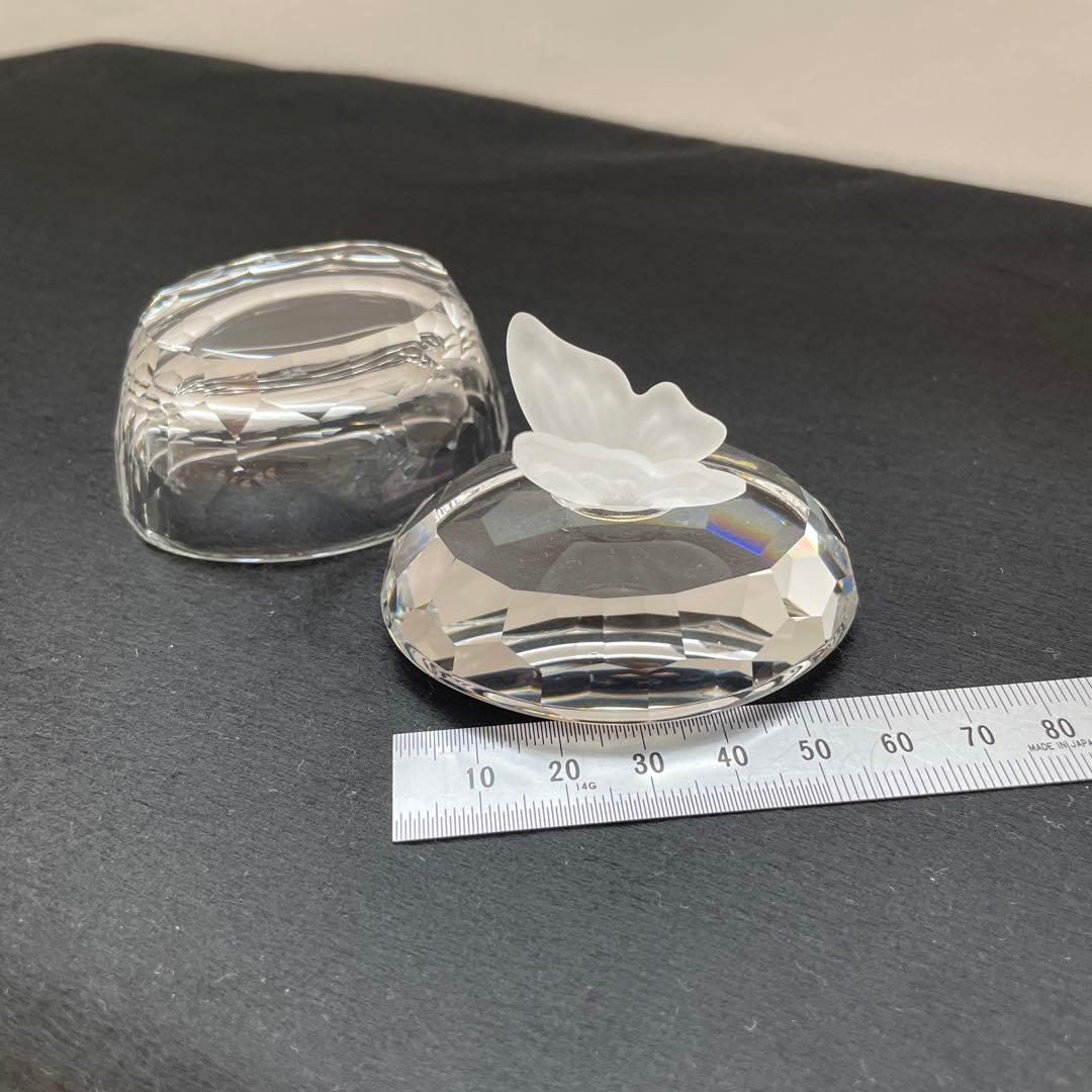 【廃盤レア】スワロフスキー バタフライ 小物入れ