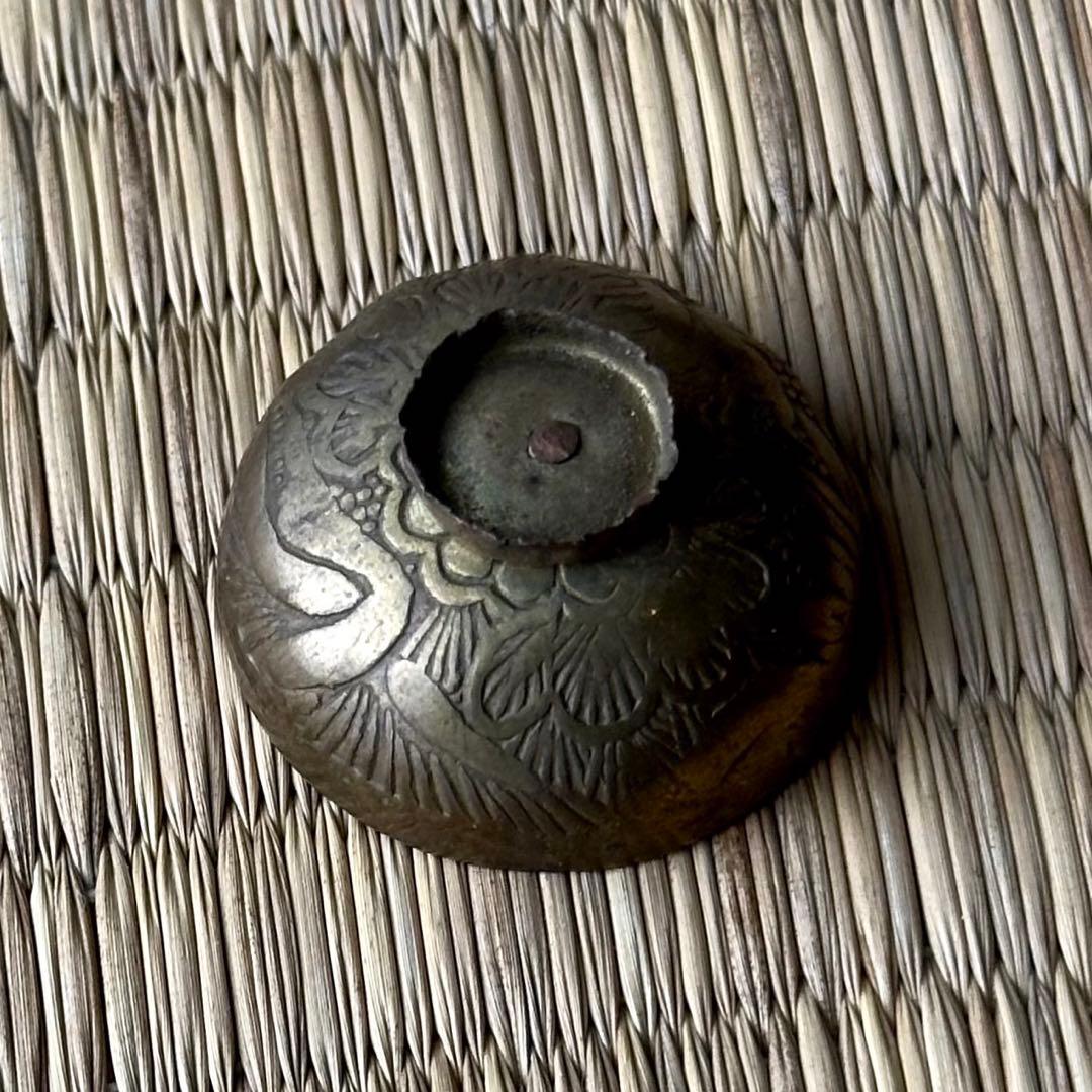 時代【雛道具】漆塗 手描き 金蒔絵 玉手箱 ミニチュア アンティーク