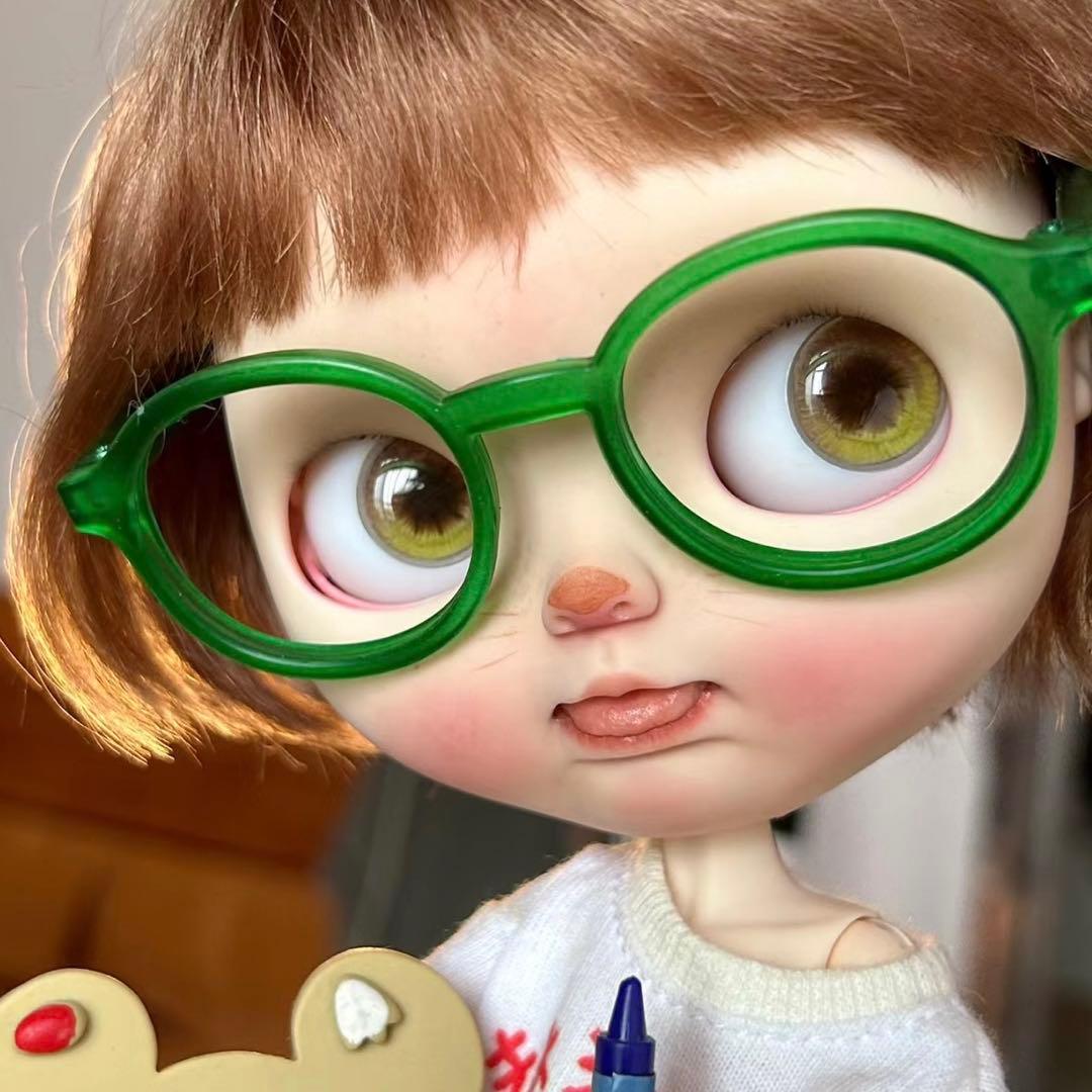 カスタムブライス かわいい 人形 作家様 幼い ベロだし 舌 仔猫ちゃん