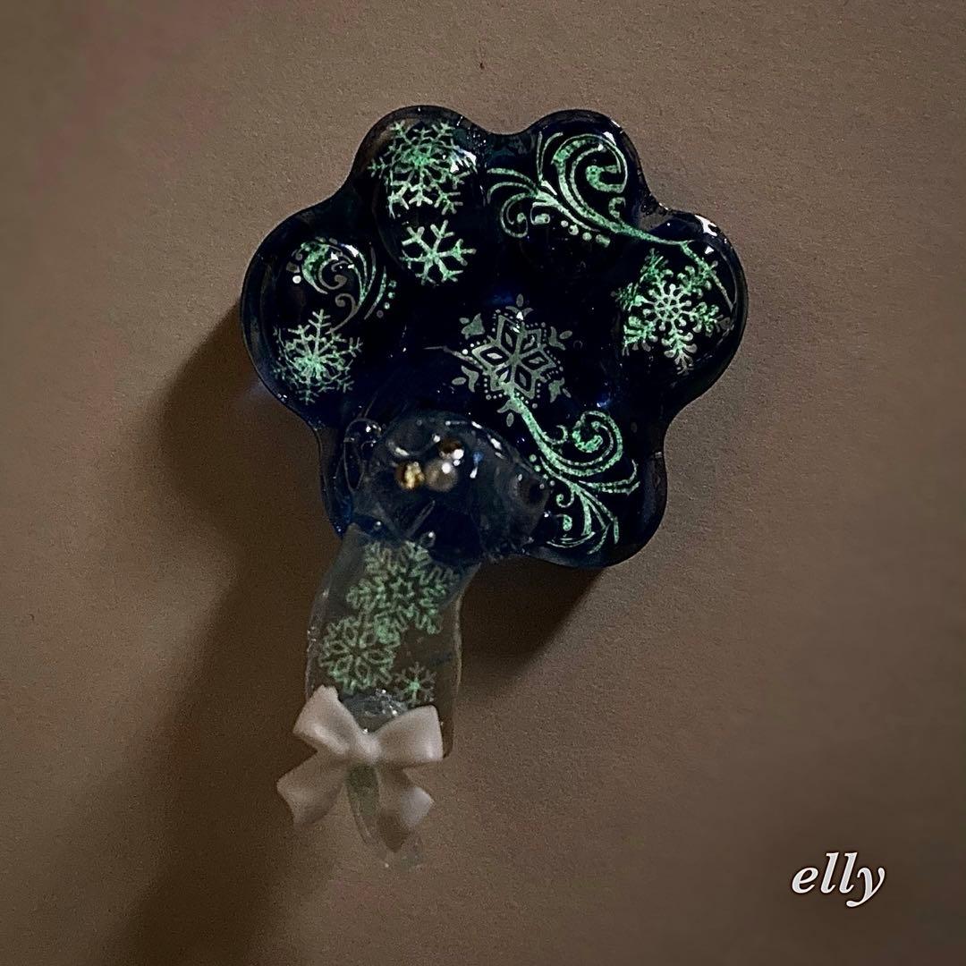 【fairy様】1659.天然石　水晶　和柄　じゃれ猫　レジン　キーホルダー