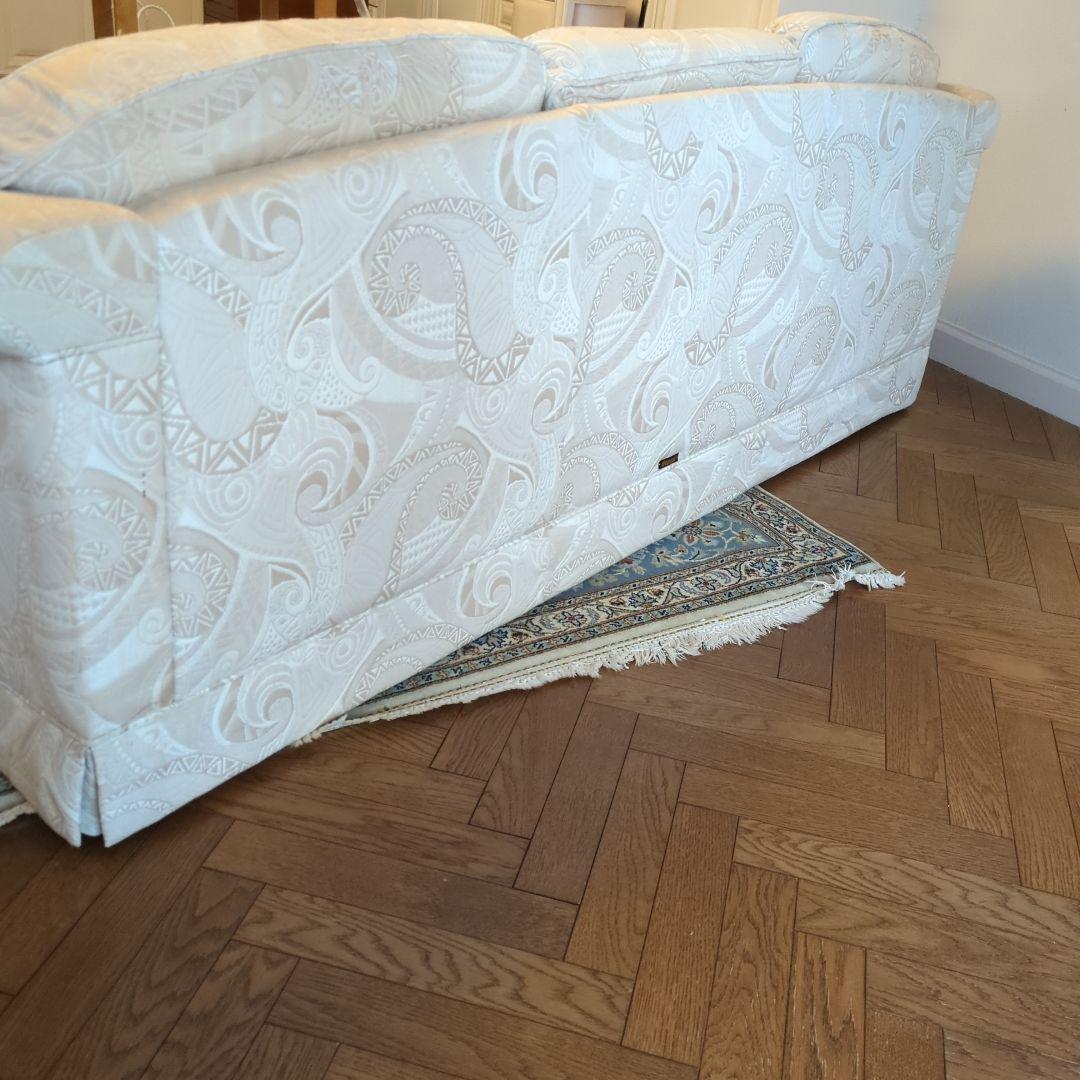 domani カリモク ソファ　三人掛けソファ　ドマーニ ソファー 白 ホワイト