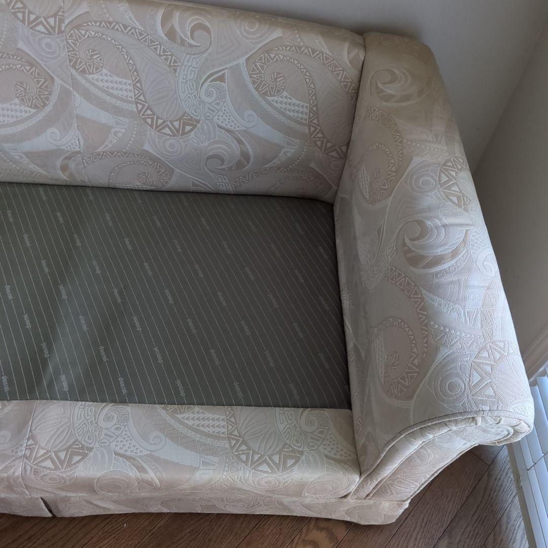 domani カリモク ソファ　三人掛けソファ　ドマーニ ソファー 白 ホワイト