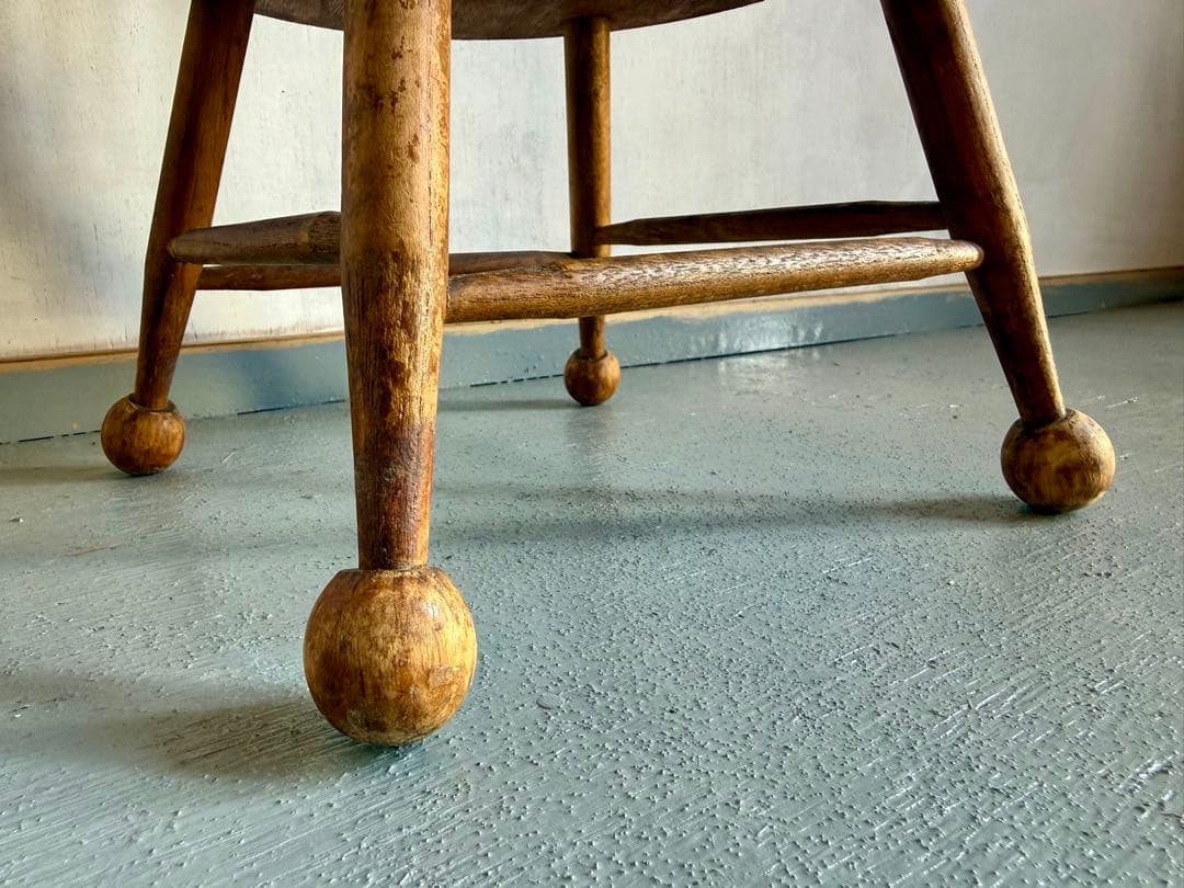 チャイルドチェア ドールチェア レトロ 木製 チェア 飾り台 花台 古道具