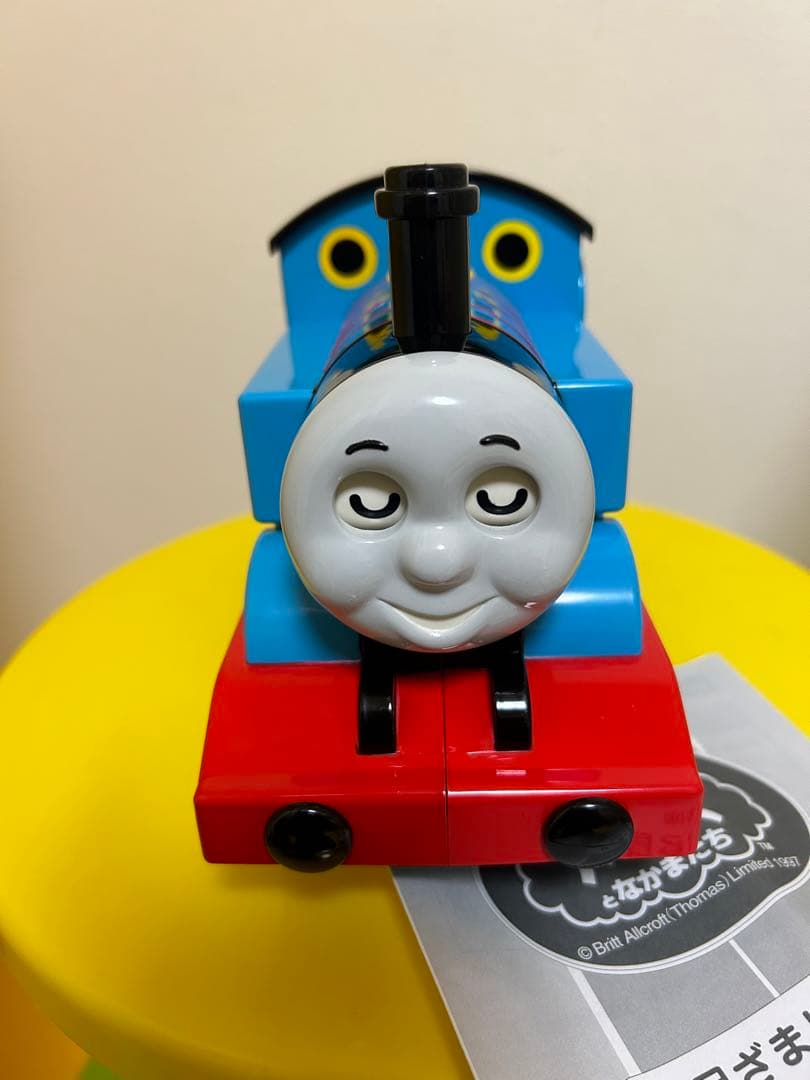 レトロ　セイコー製　きかんしゃトーマスの目覚まし時計　フィギュア　おもちゃ