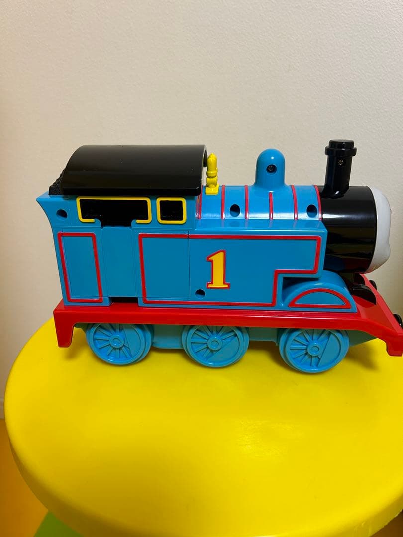 レトロ　セイコー製　きかんしゃトーマスの目覚まし時計　フィギュア　おもちゃ