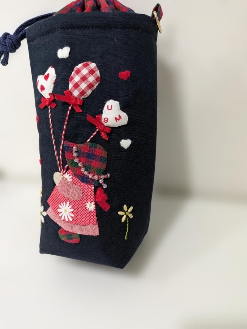 スーちゃんハンドメイド　キラキラお帽子携帯ケース&フワフワ風船保冷ケース