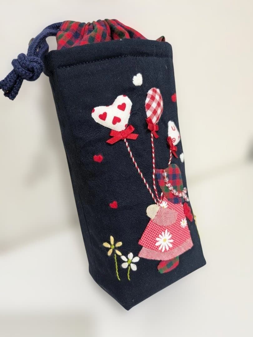 スーちゃんハンドメイド　キラキラお帽子携帯ケース&フワフワ風船保冷ケース