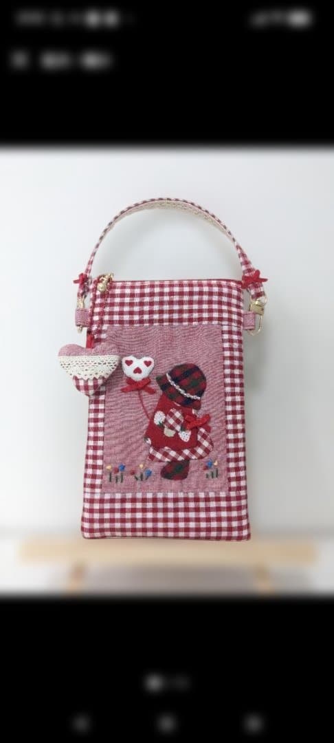 スーちゃんハンドメイド　キラキラお帽子携帯ケース&フワフワ風船保冷ケース