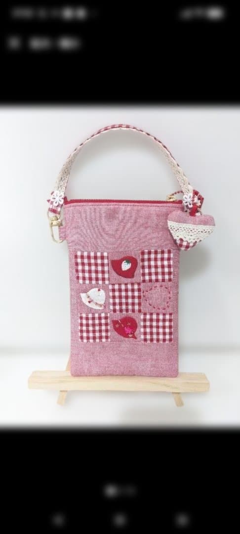 スーちゃんハンドメイド　キラキラお帽子携帯ケース&フワフワ風船保冷ケース