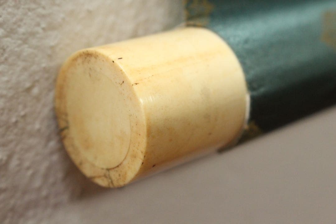 Ni5604 掛軸　在銘　伸祐　桜花双孔雀図　絹本着色　日本画　花鳥　送料無料