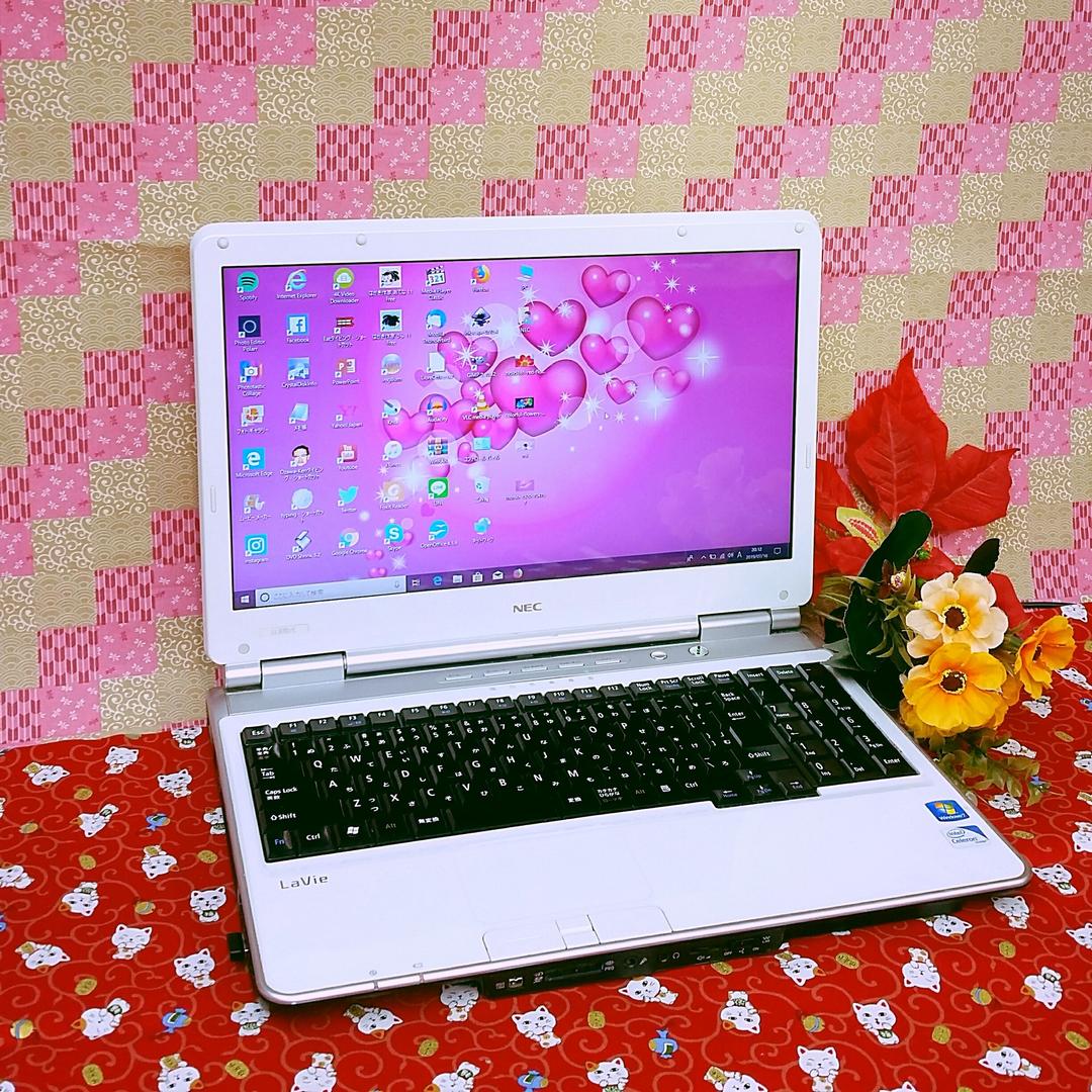 極上品！大容量５００G！Corei3！NECノートパソコン！Win10！動画編集