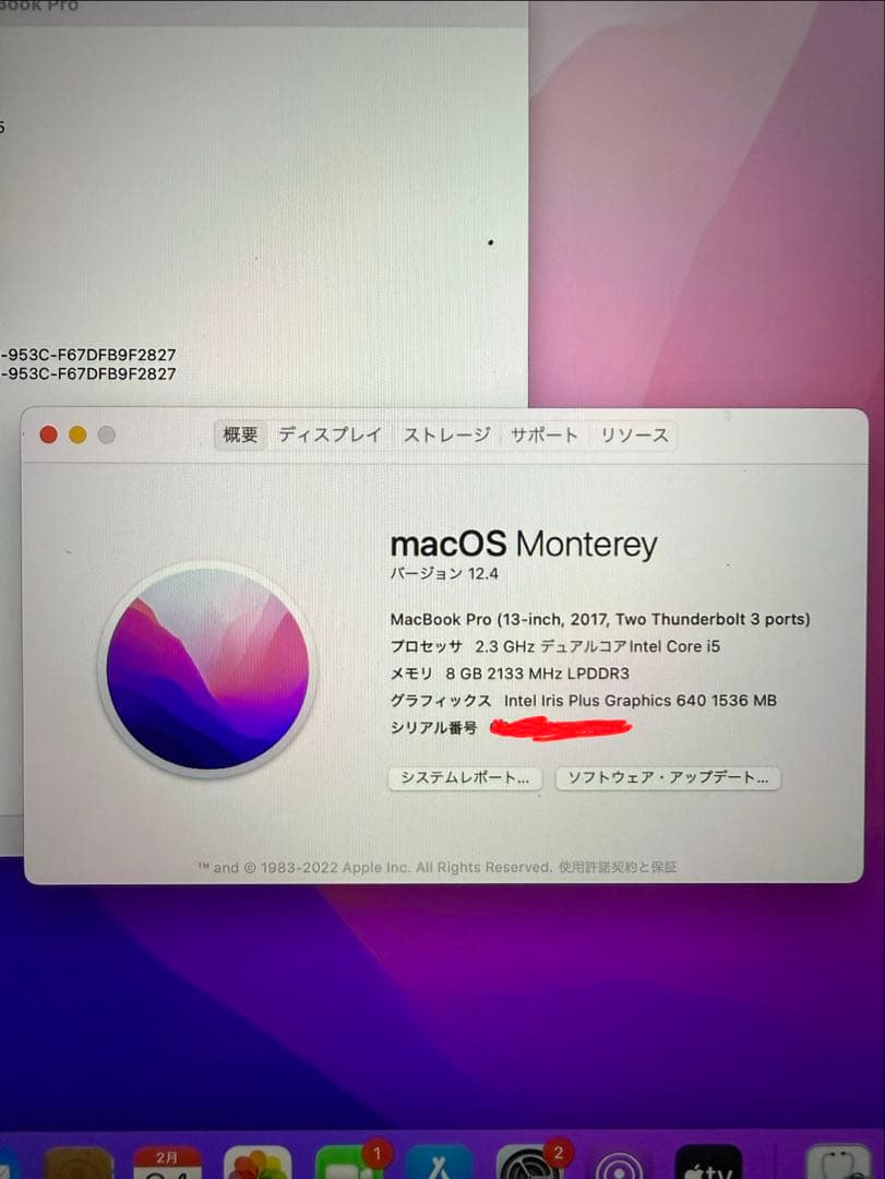 MacBook本体 Apple MacBook Pro 13